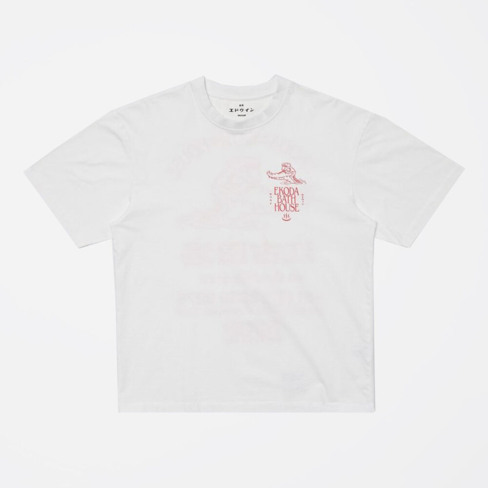 Edwin Ekoda Bath House Tee - White
