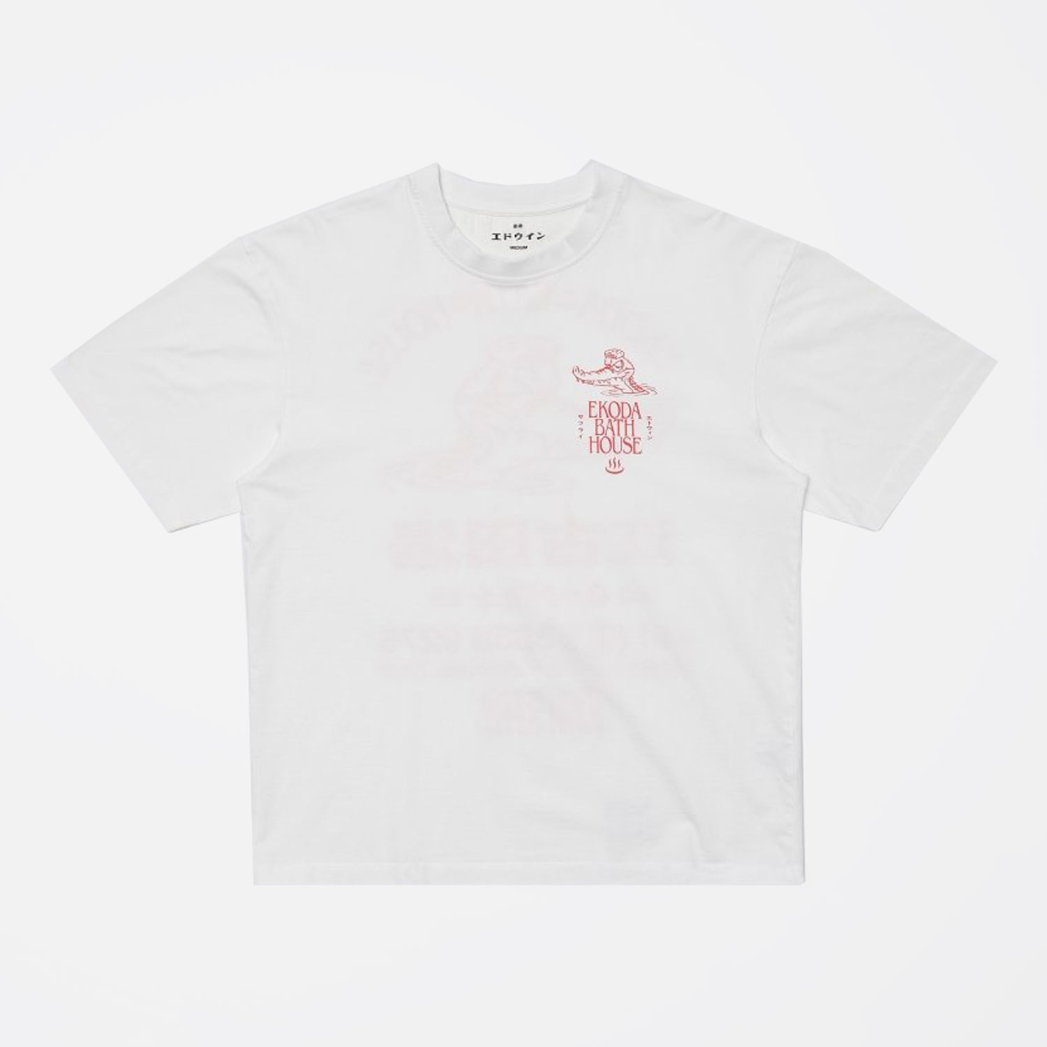Edwin Ekoda Bath House Tee - White