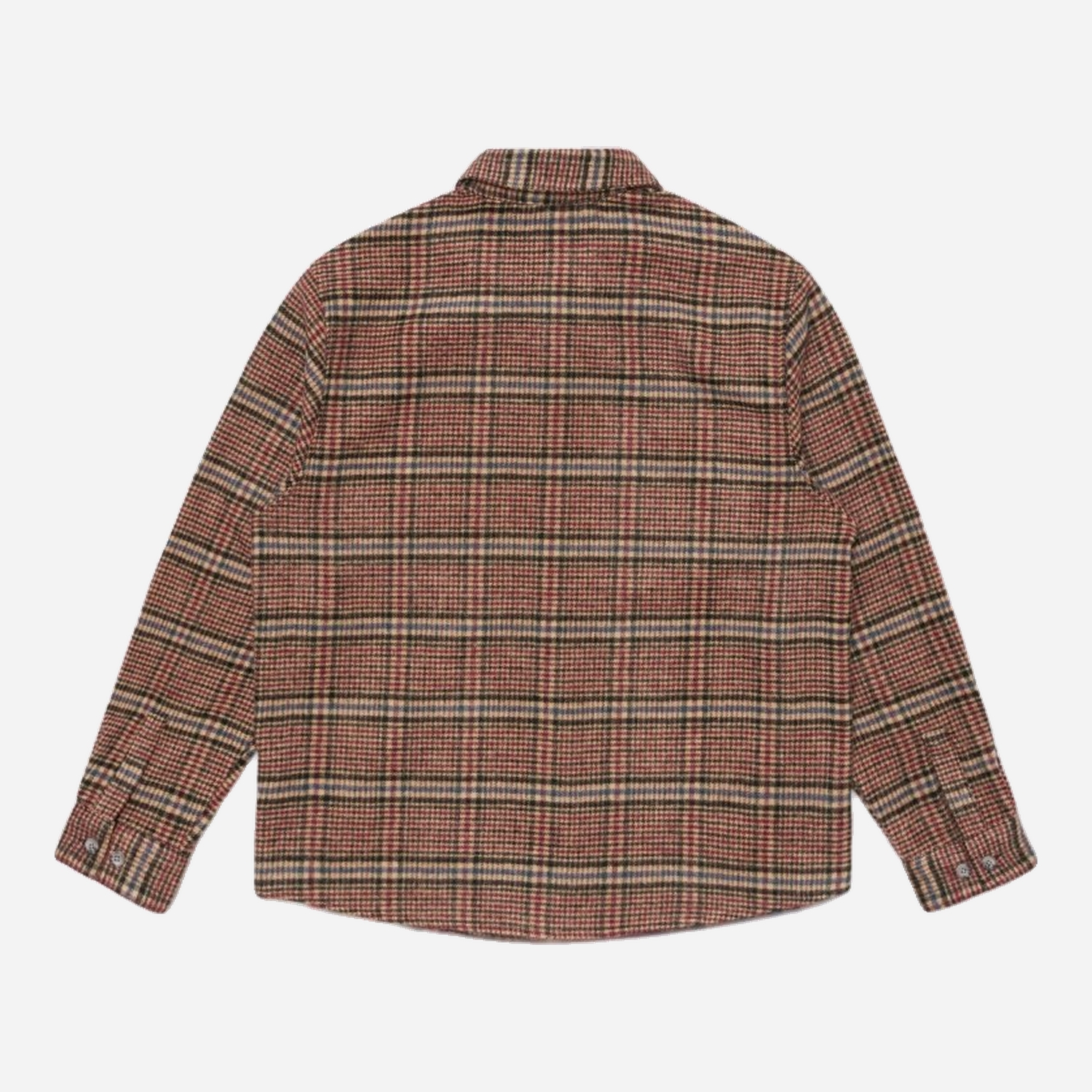 Edwin Julius Shirt - Burgundy/Blue