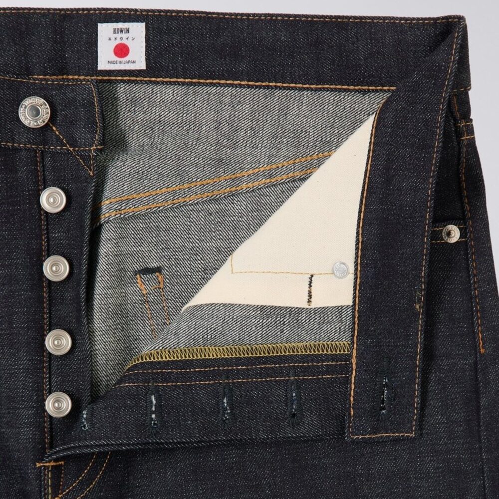 Edwin Kaihara Rainbow Selvage 13.5oz Regular Straight Jean - Blue Unwashed