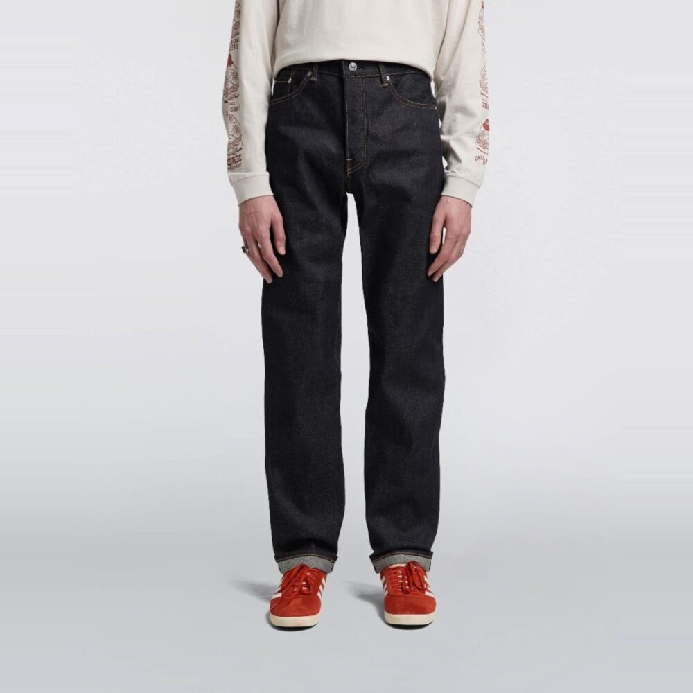 Edwin Kaihara Rainbow Selvage 13.5oz Regular Straight Jean - Blue Unwashed