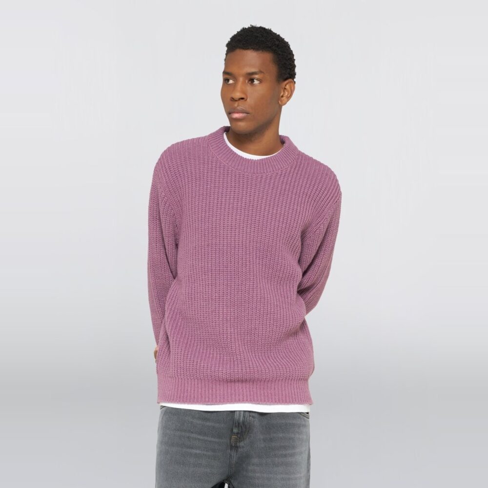 Edwin Nix Knitted Sweater - Grape Nectar Edwin Nix Knitted Sweater - Grape Nectar