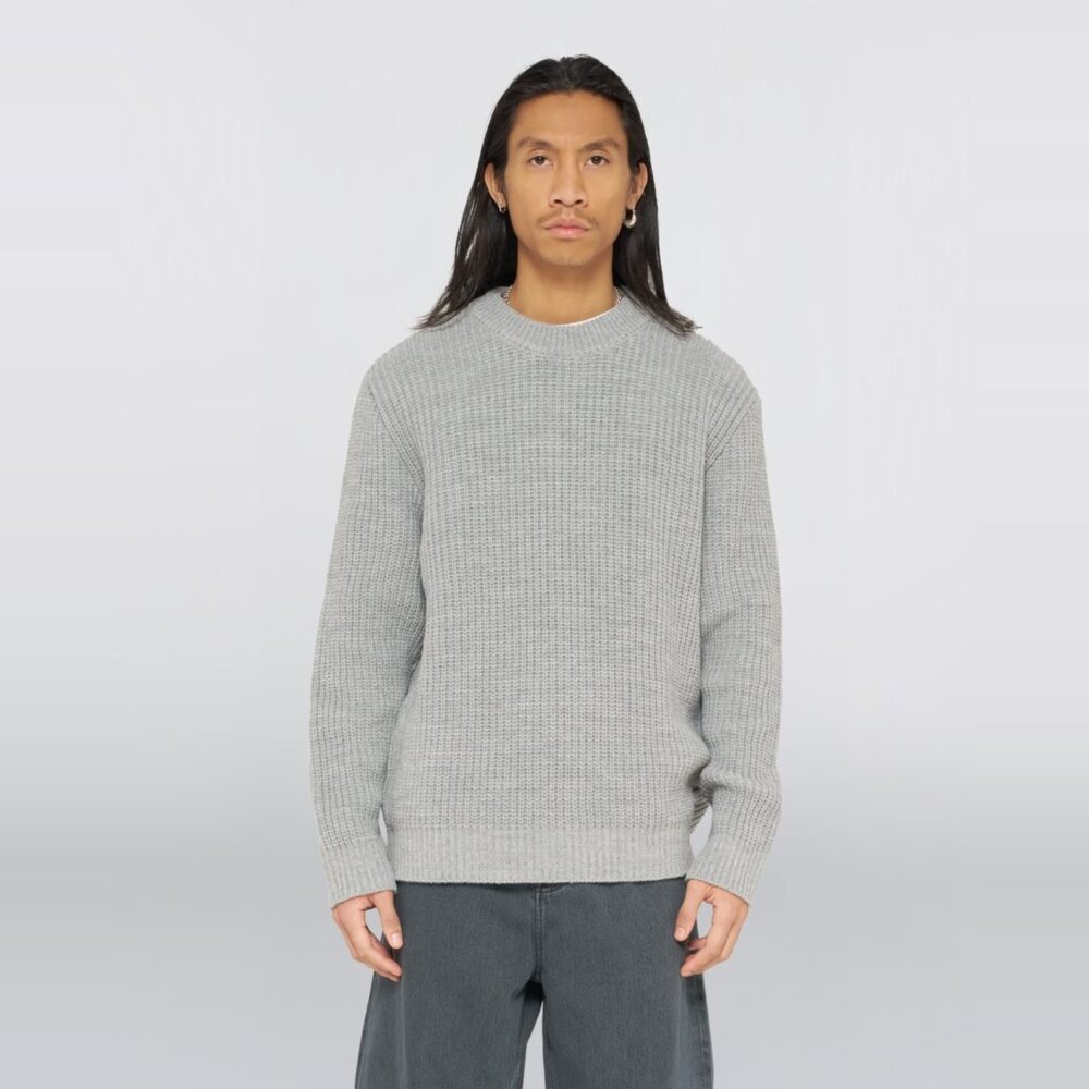 Edwin Nix Knitted Sweater - Grey Edwin Nix Knitted Sweater - Grey