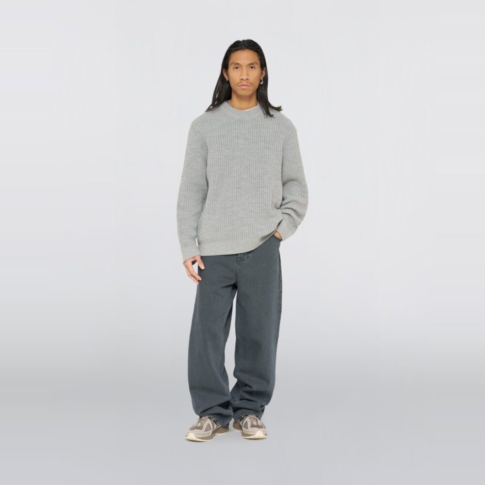 Edwin Nix Knitted Sweater - Grey