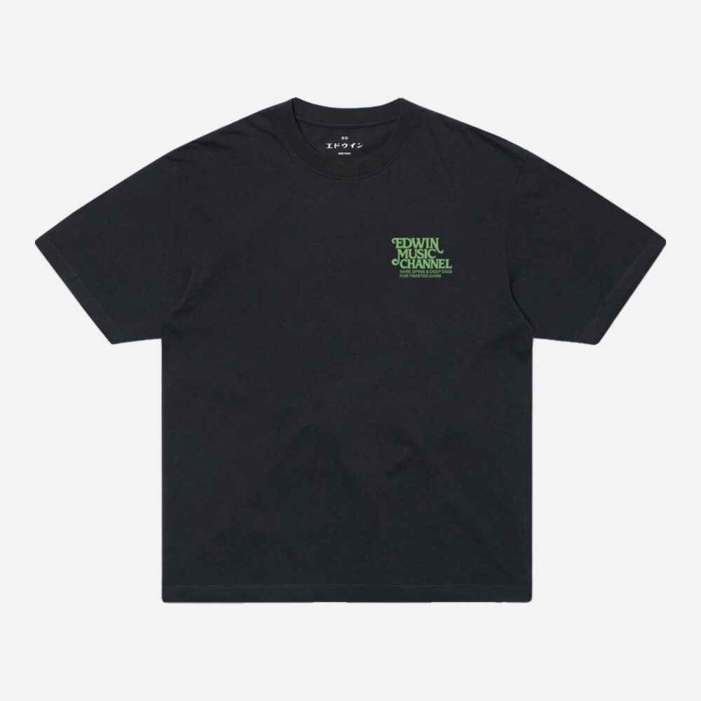 Edwin Rare Spins Tee - Black