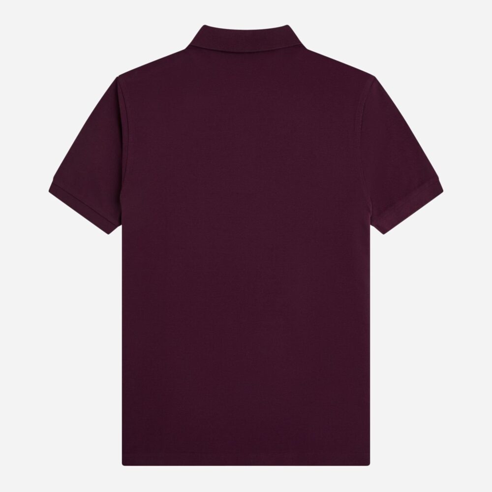 Fred Perry Plain Polo - Plum/Black