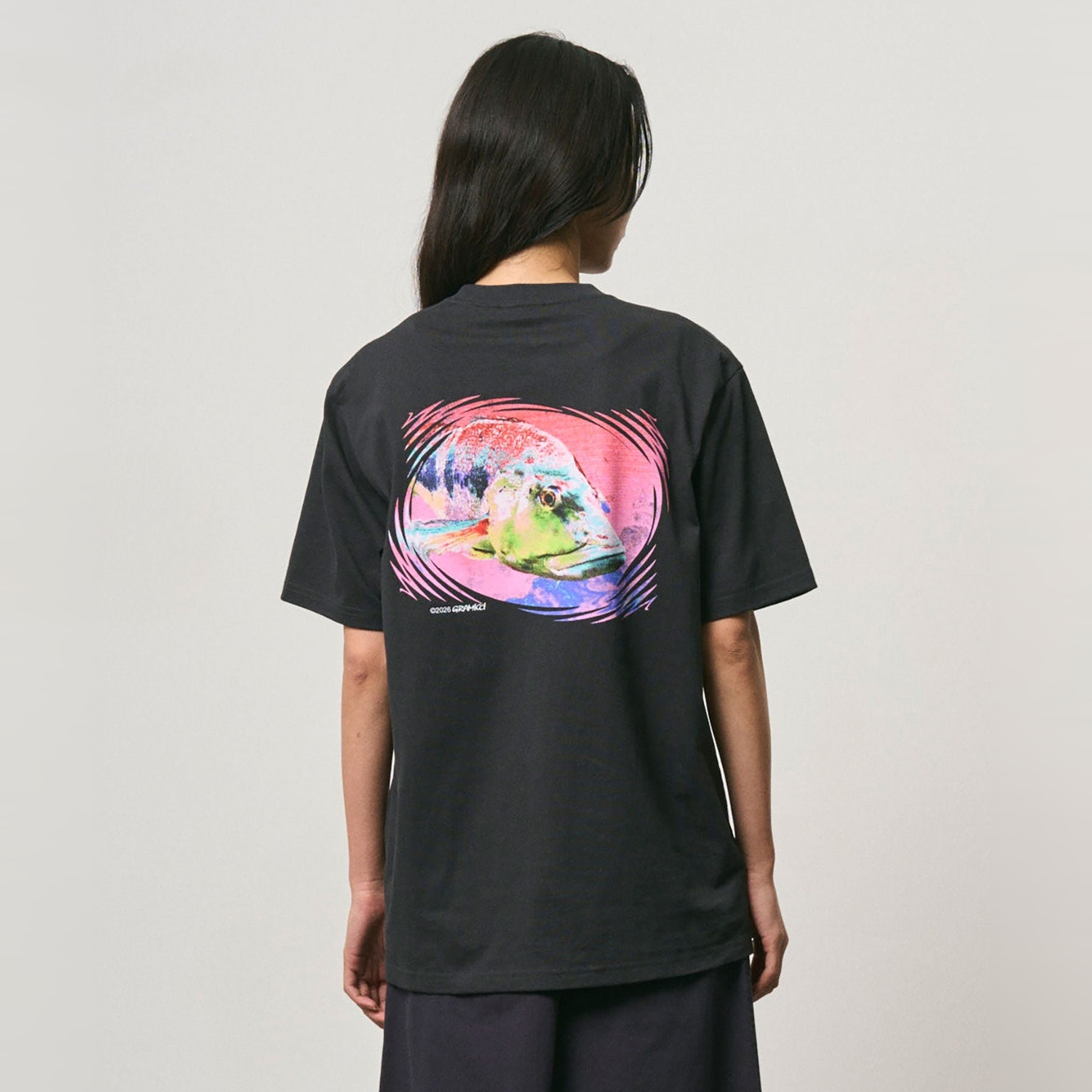 Gramicci Bass Tee - Vintage Black