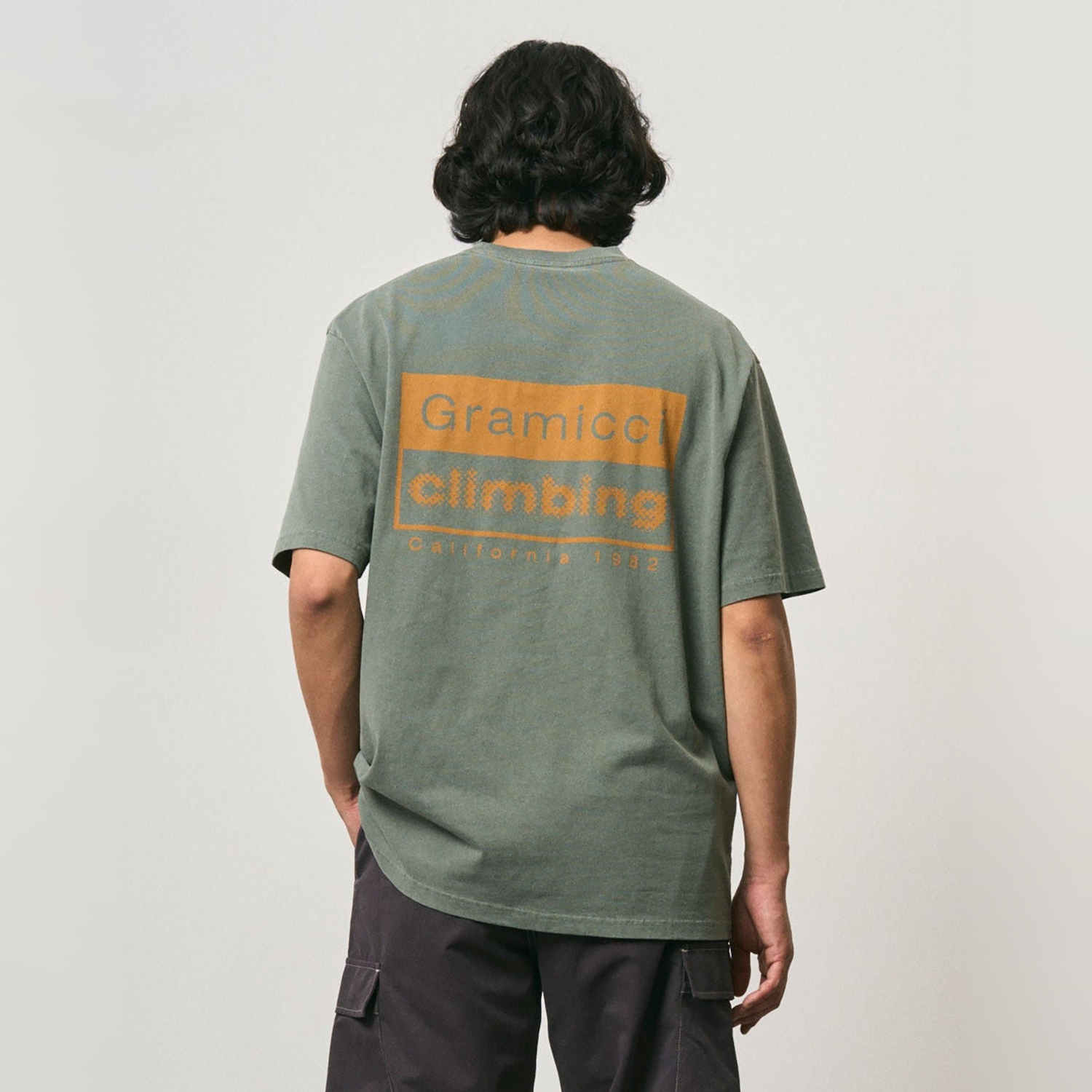 Gramicci Gramicci Climbing Tee - Sage Pigment Dyed