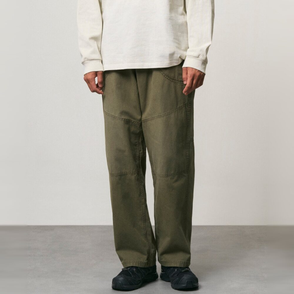 Gramicci Hemp Canvas Double Knee Pant - Burnt Olive Pigment