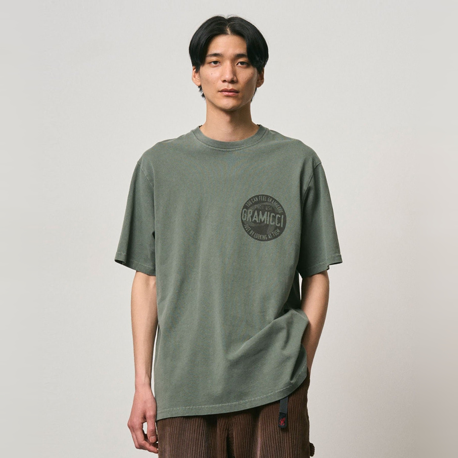 Gramicci Icon Tee - Sage Pigment Dyed