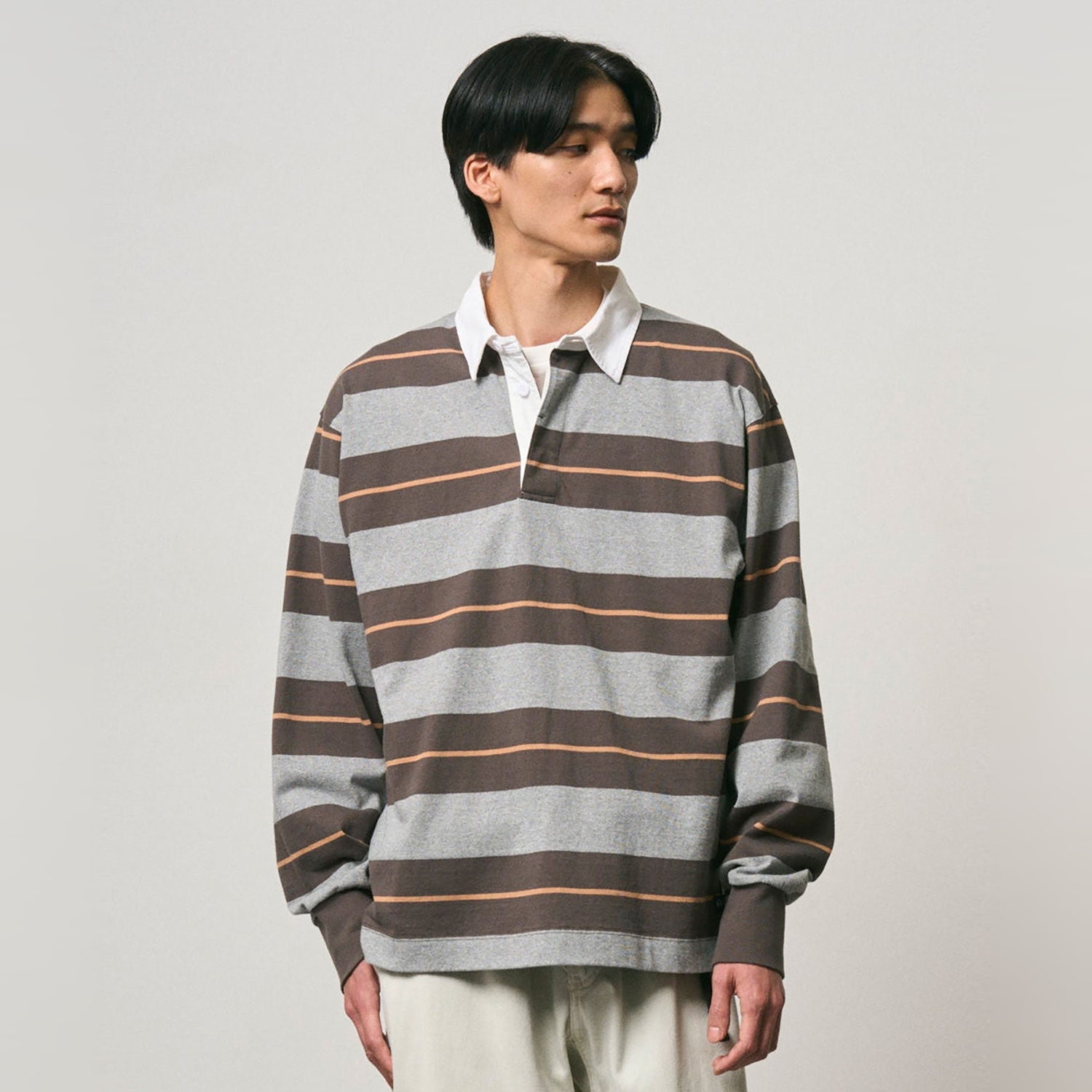 Gramicci Langdon Rugby Shirt - Hunter Grey