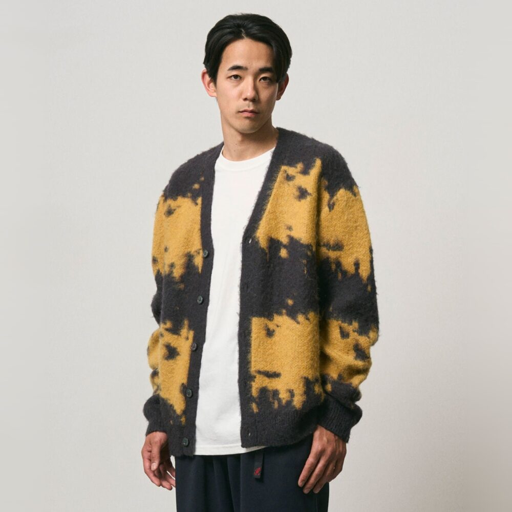 Gramicci Mohair Splatter Sweater - Safron Splatter