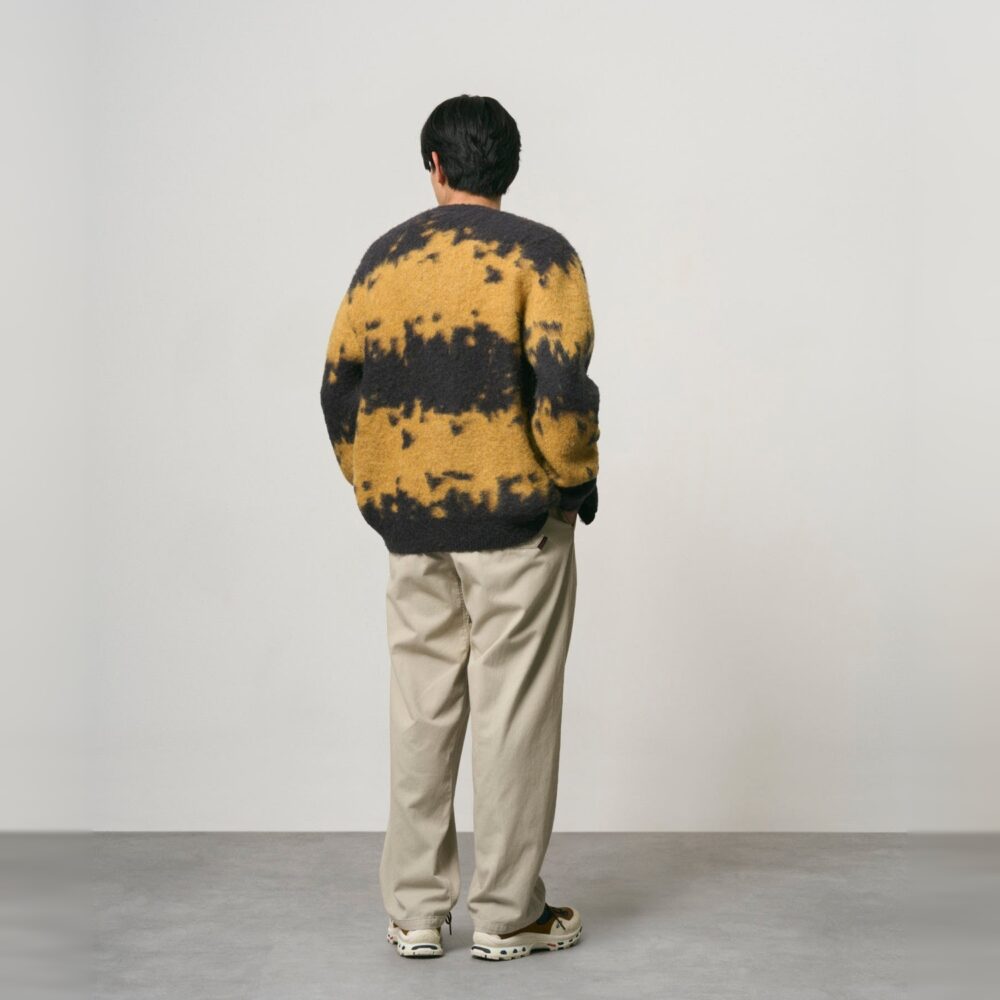 Gramicci Mohair Splatter Sweater - Safron Splatter