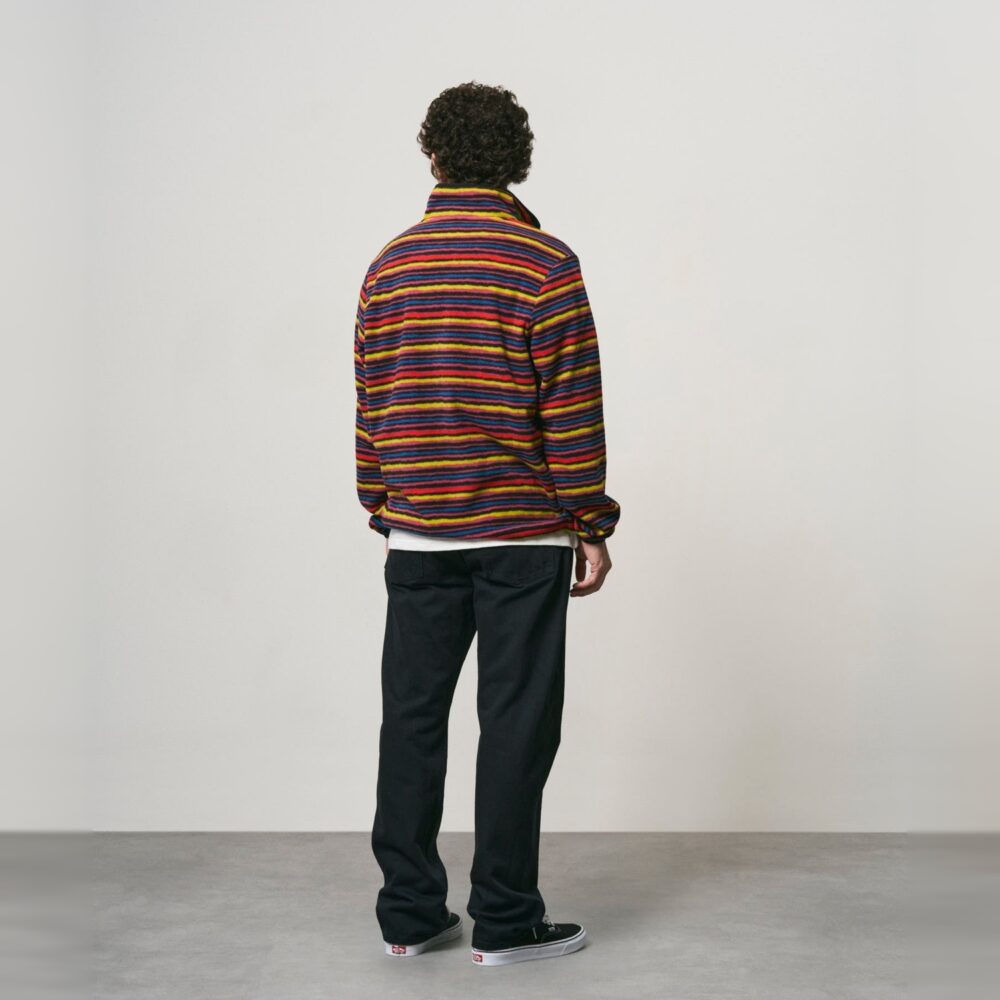 Gramicci Thermal Fleece Pullover Hood - Multi Stripe Gramicci Thermal Fleece Pullover Hood - Multi Stripe