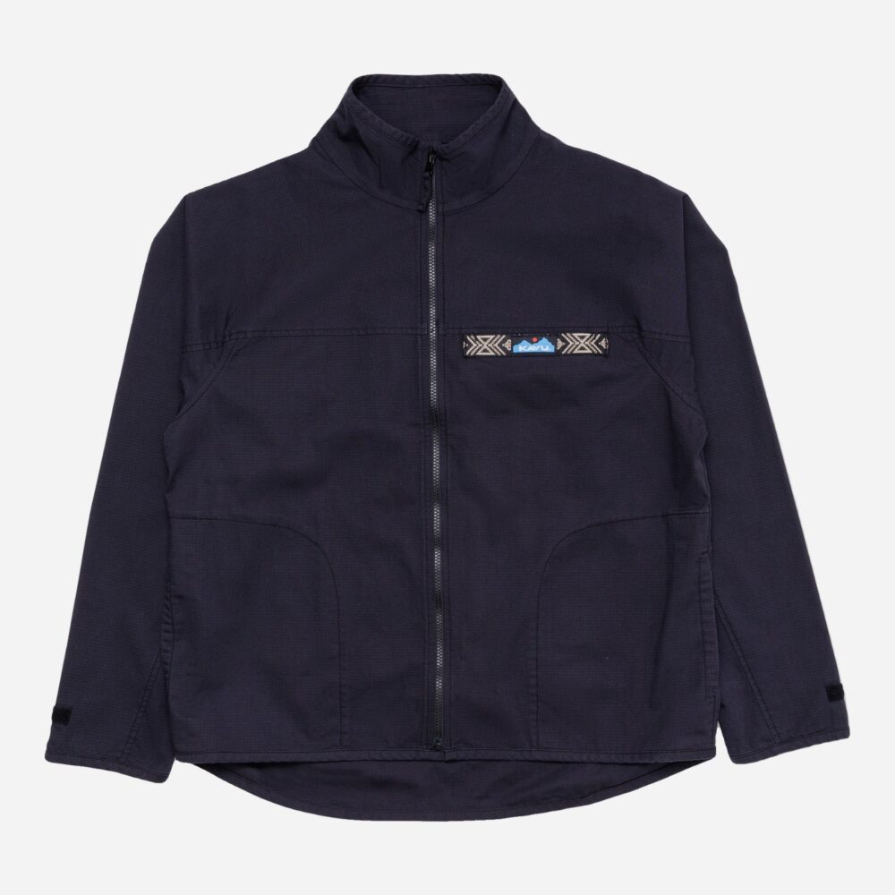 Kavu Fullzip Ripstop Throwshirt Jacket - Black