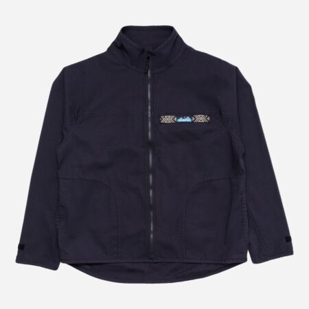 Kavu Fullzip Ripstop Throwshirt Jacket - Black Kavu Fullzip Ripstop Throwshirt Jacket - Black