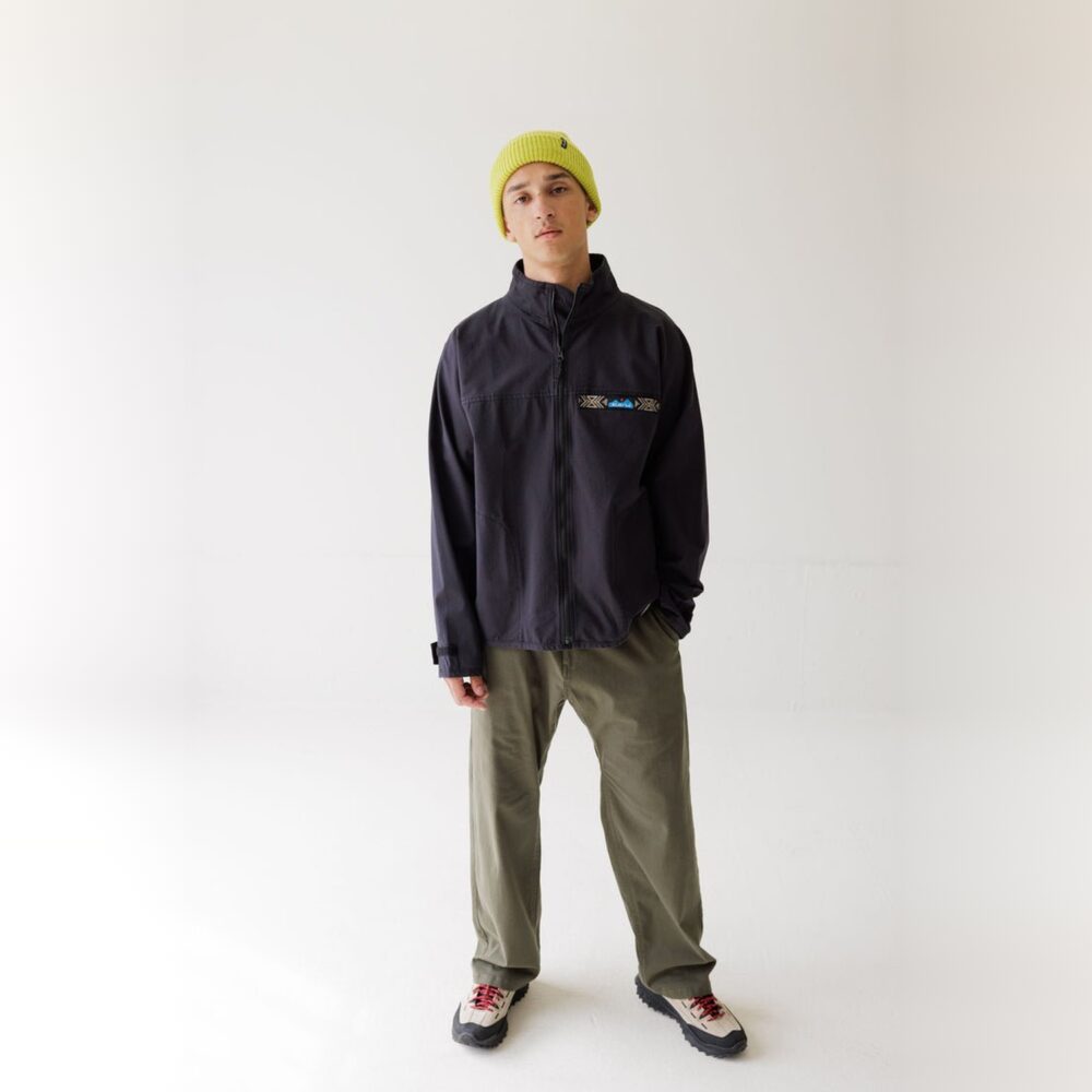 Kavu Fullzip Ripstop Throwshirt Jacket - Black