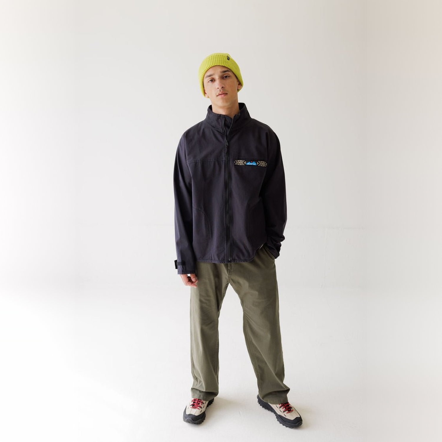 Kavu Fullzip Ripstop Throwshirt Jacket - Black