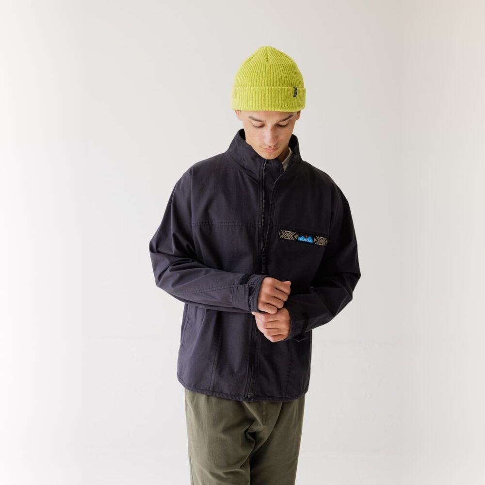 Kavu Fullzip Ripstop Throwshirt Jacket - Black