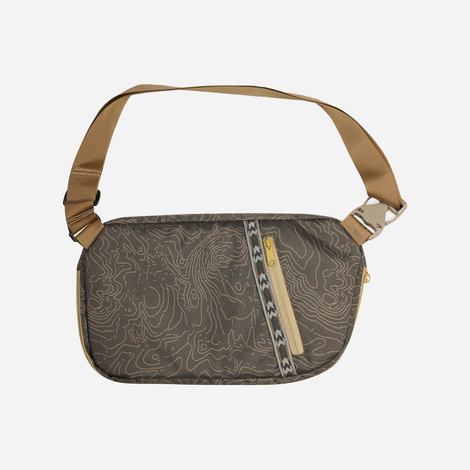 Kavu Roam Sling Bag - Olive Topo
