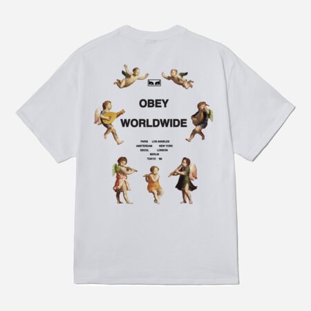 Obey Angels Above Tee - White Obey Angels Above Tee - White