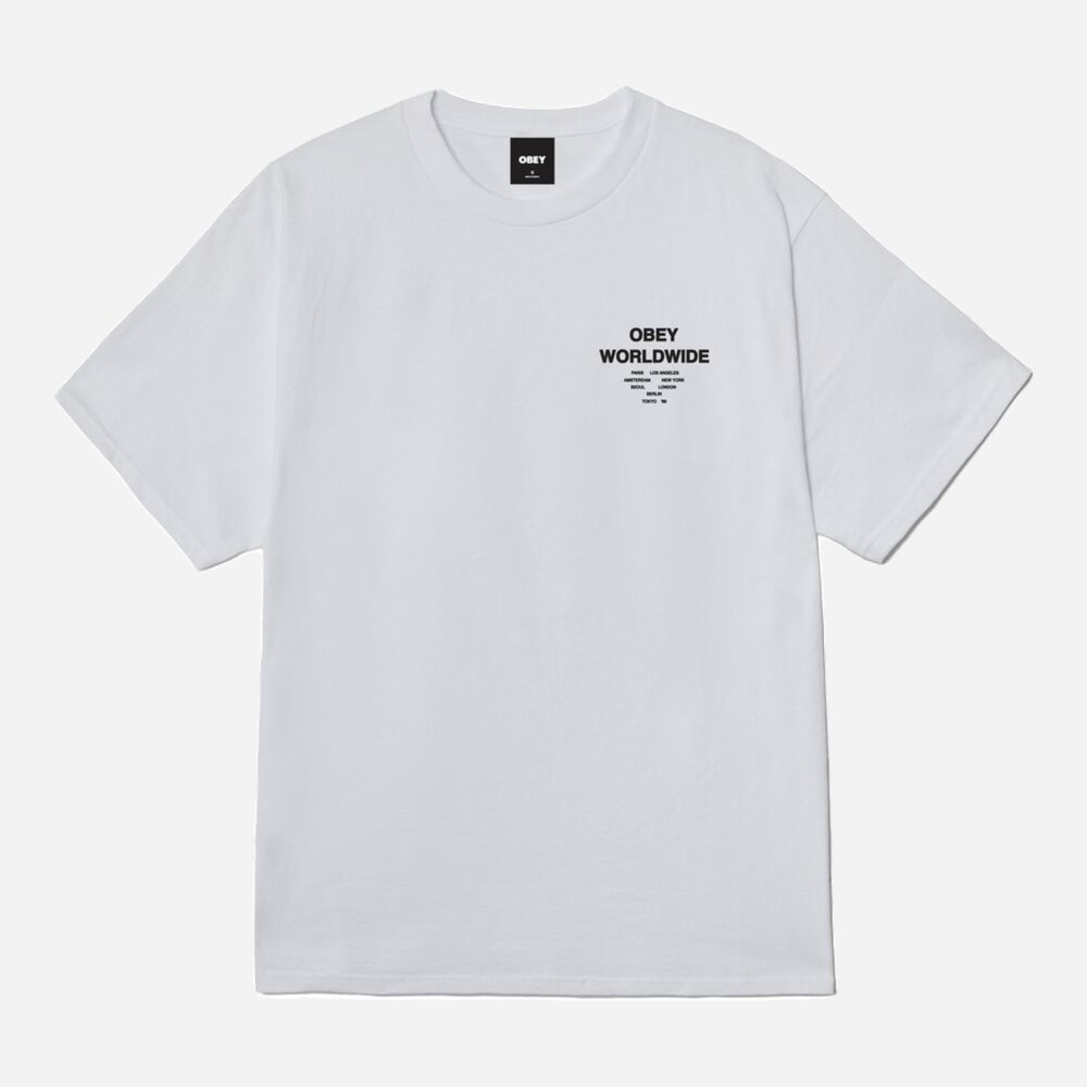 Obey Angels Above Tee - White
