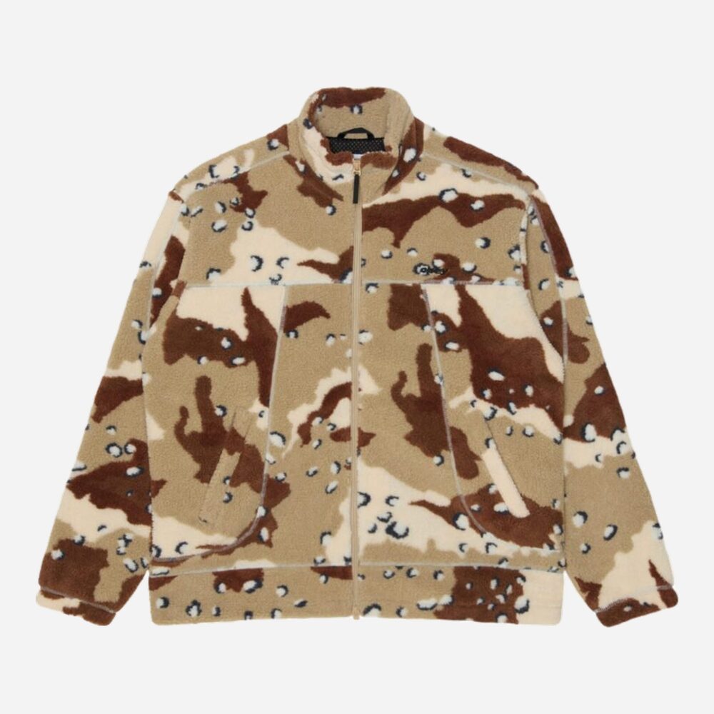 Obey Axis Sherpa Jacket - Desert Camo