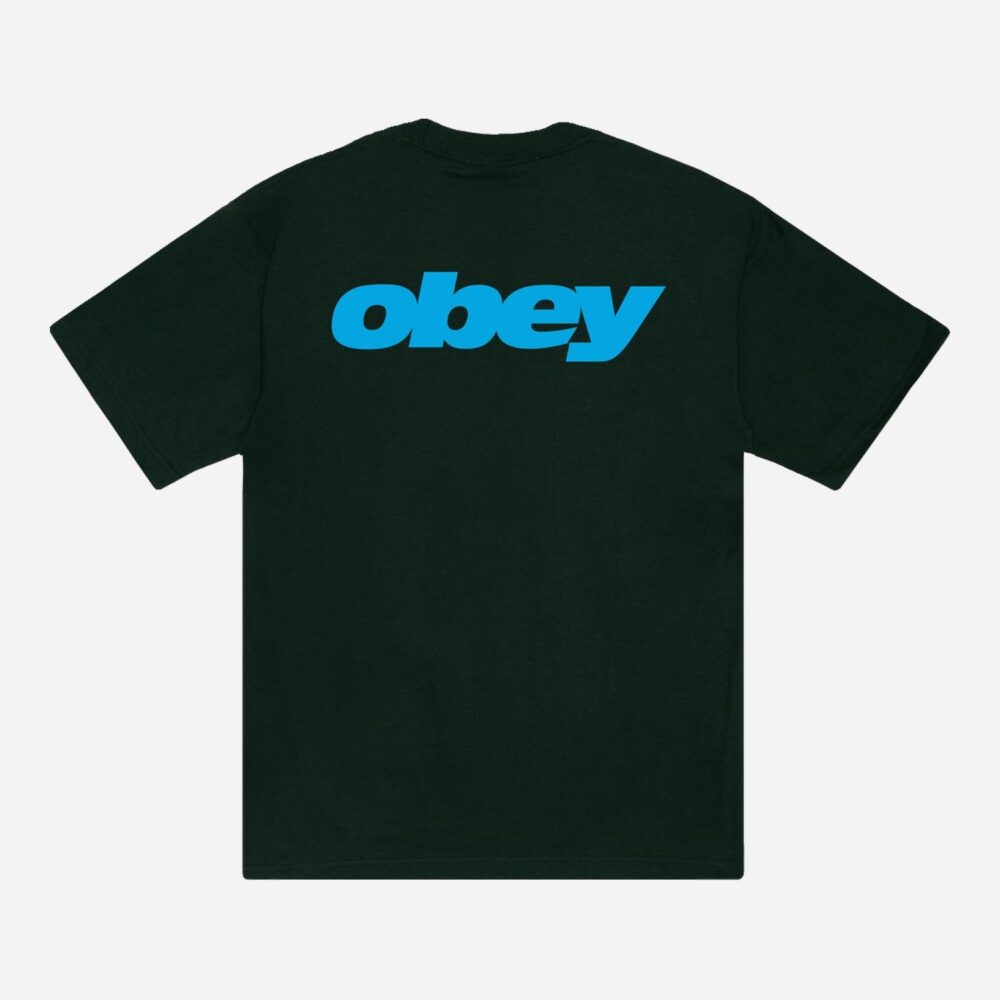 Obey Bounce Tee - Forest Green