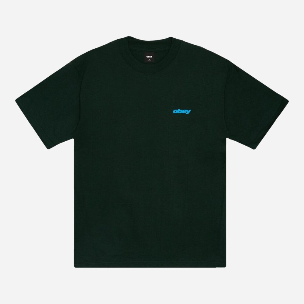 Obey Bounce Tee - Forest Green