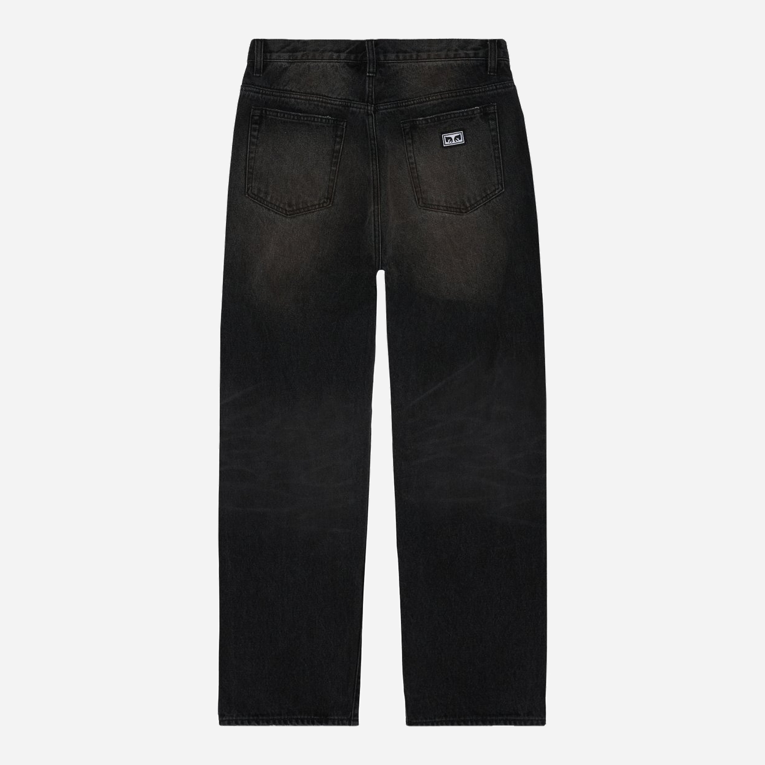 Obey Boxcar Straight Leg Denim Pant - Oxidized Black