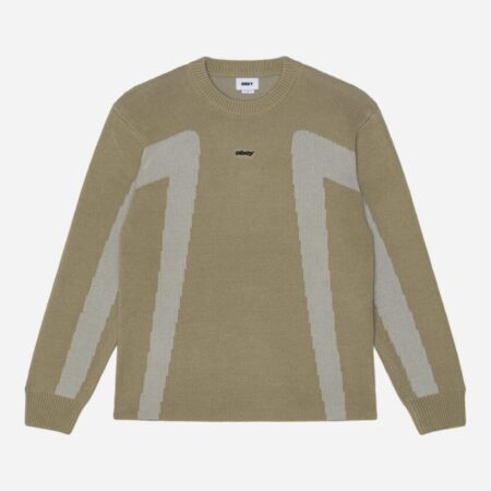 Obey Brann Sweater - Grey Multi