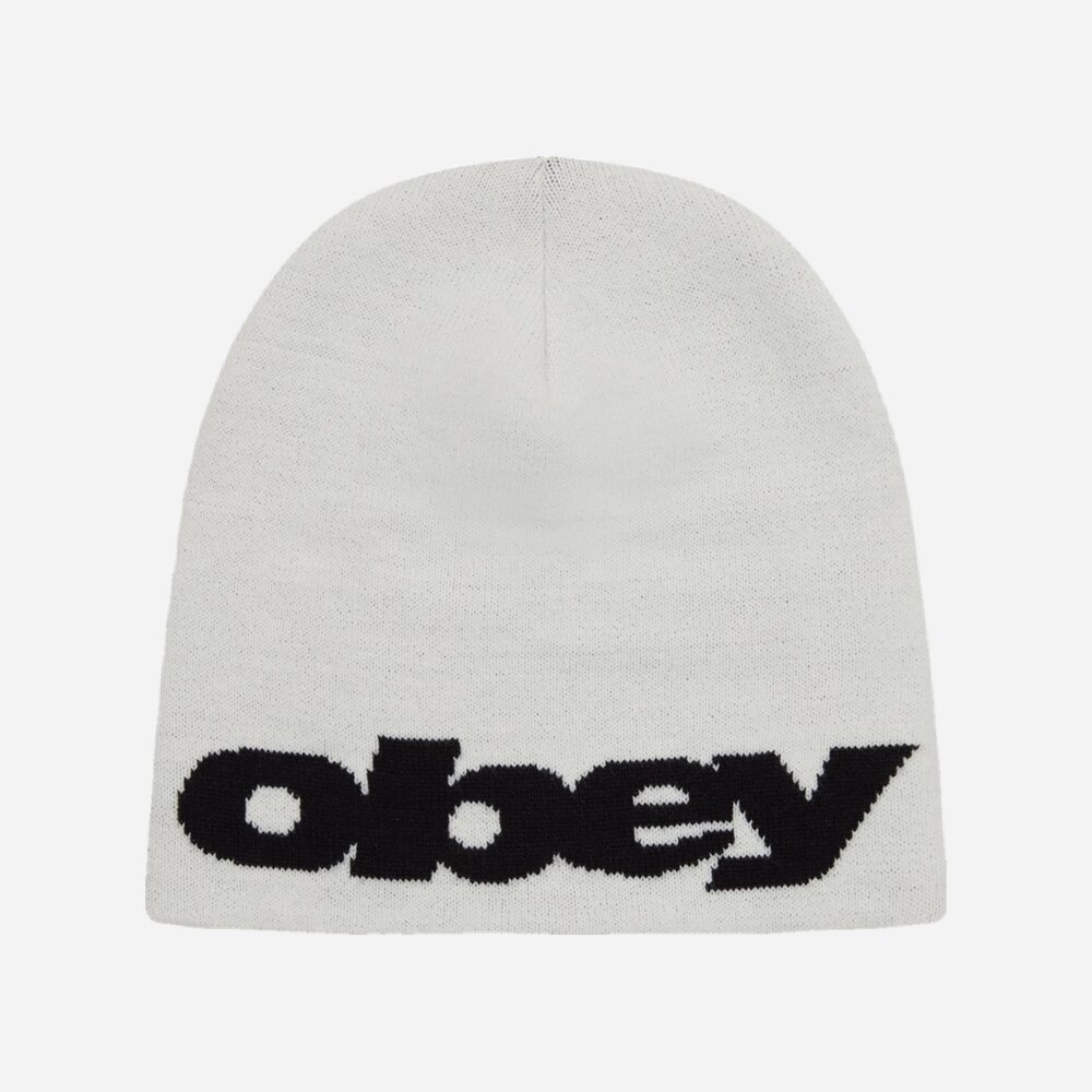 Obey Delta Beanie - Unbleached
