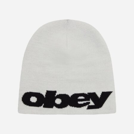 Obey Delta Beanie - Unbleached