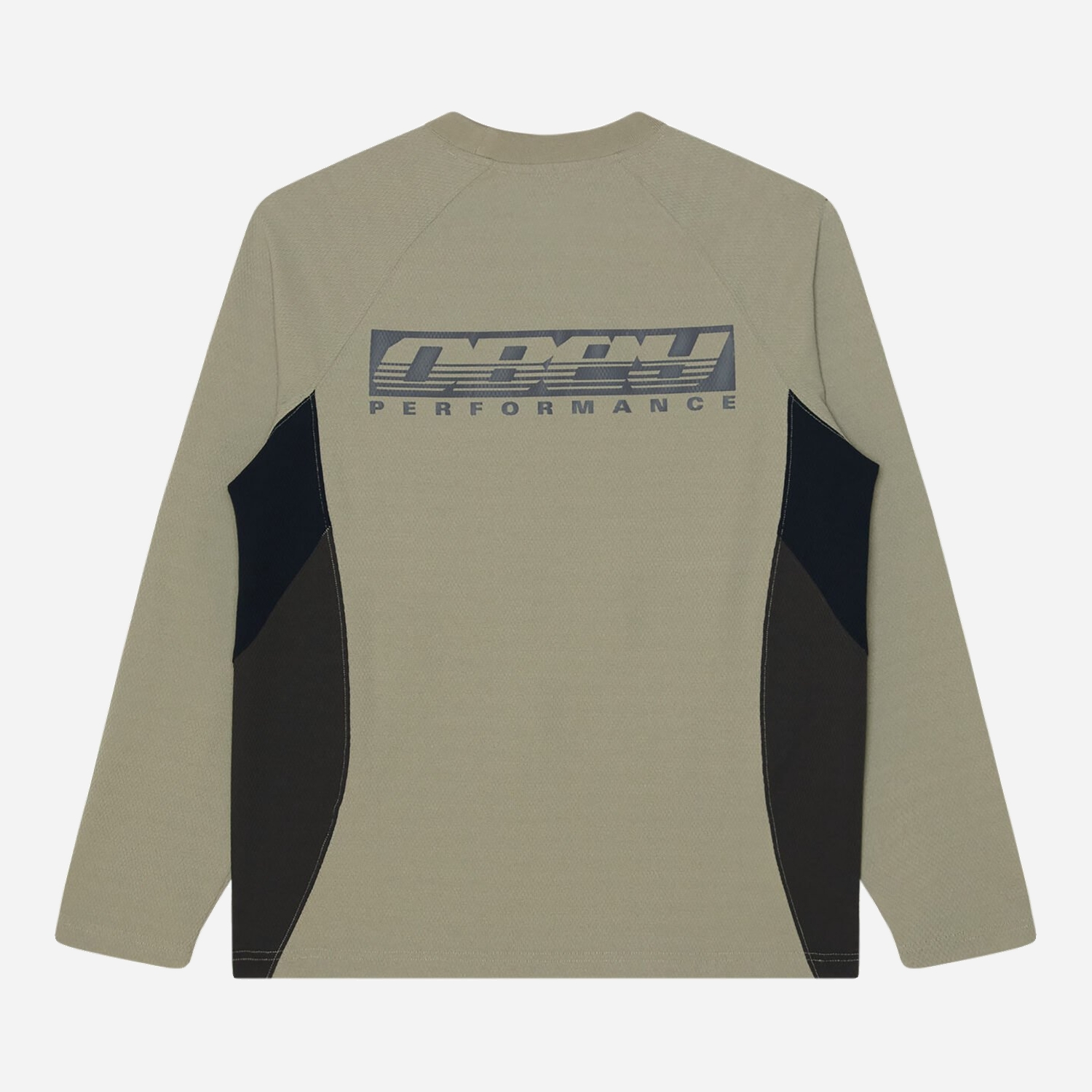 Obey Delta Longsleeve Knitted Tee - Dried Sage Multi