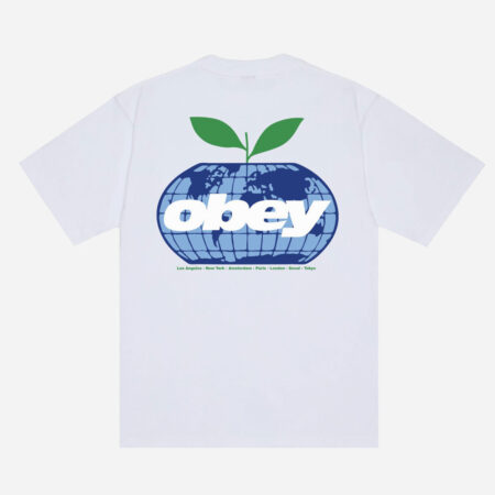 Obey Intercontinental Tee - White Obey Intercontinental Tee - White