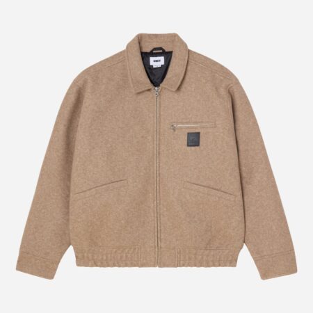 Obey Ledger Blouson Jacket - Latte