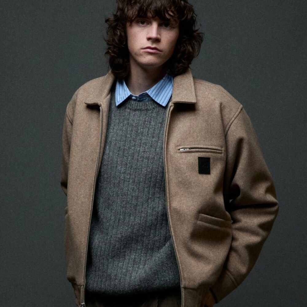 Obey Ledger Blouson Jacket - Latte