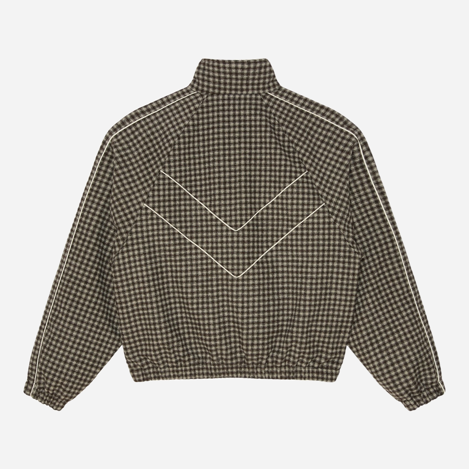 Obey Leisure Training Jacket - Abbey Stone Plaid