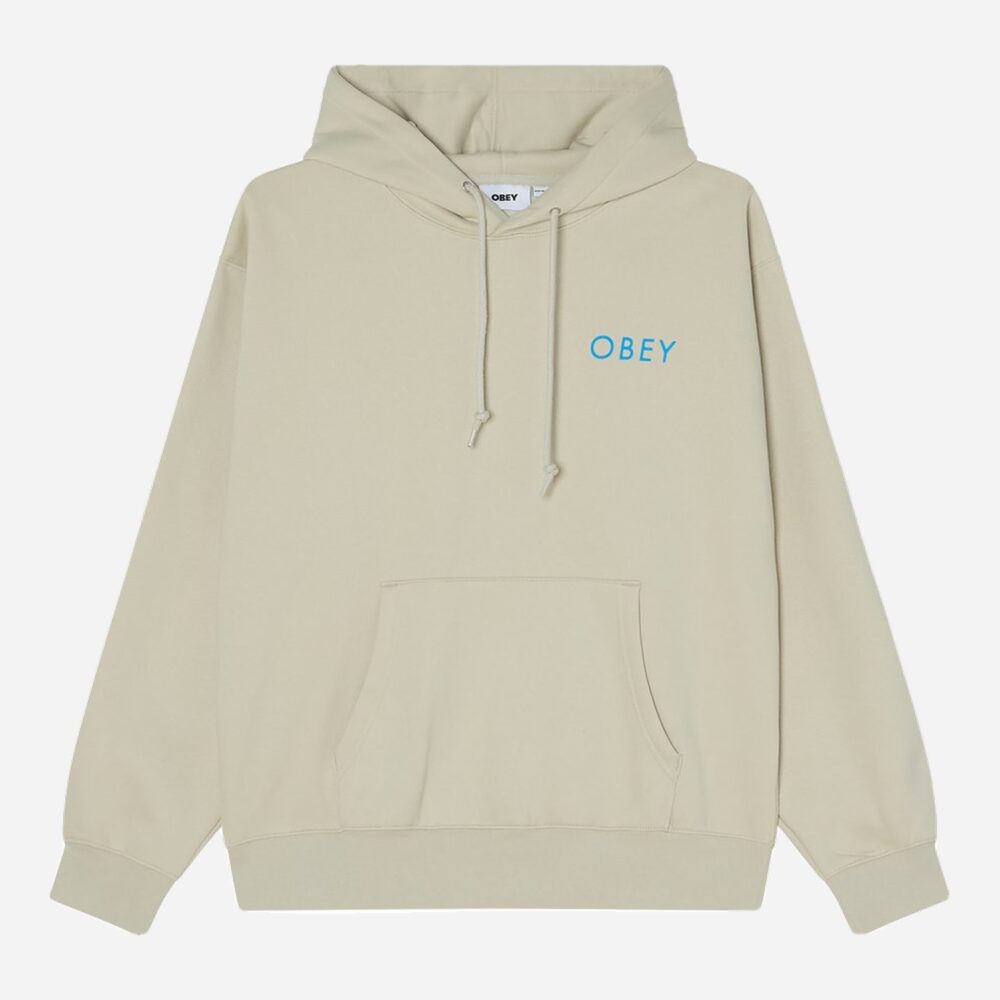 Obey Peace Brick Hoodie - Moonstruck Obey Peace Brick Hoodie - Moonstruck