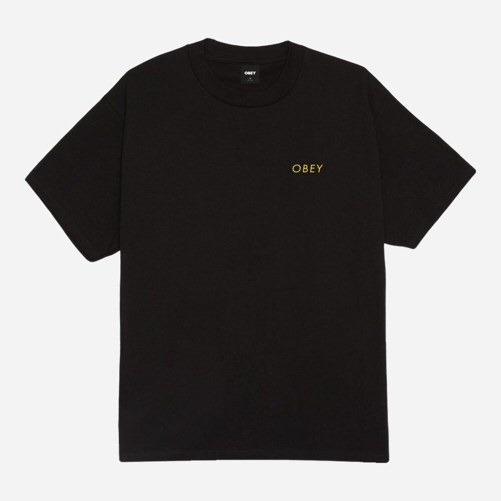 Obey Peace Brick Tee - Black Obey Peace Brick Tee - Black
