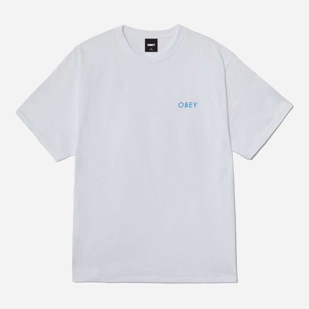 Obey Peace Brick Tee - White