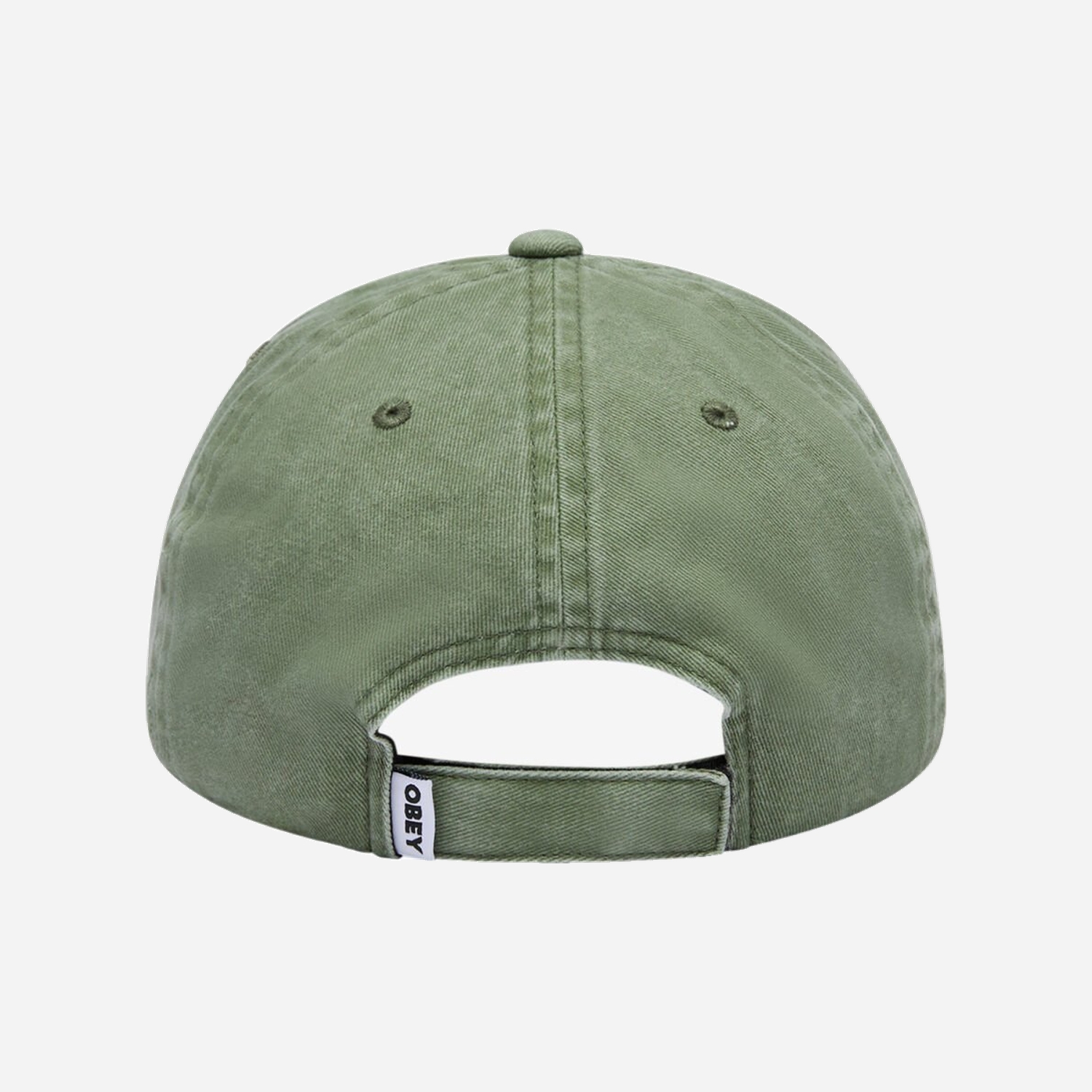 Obey Pigment Static 6 Panel Velcroback Cap - Pigment Olive