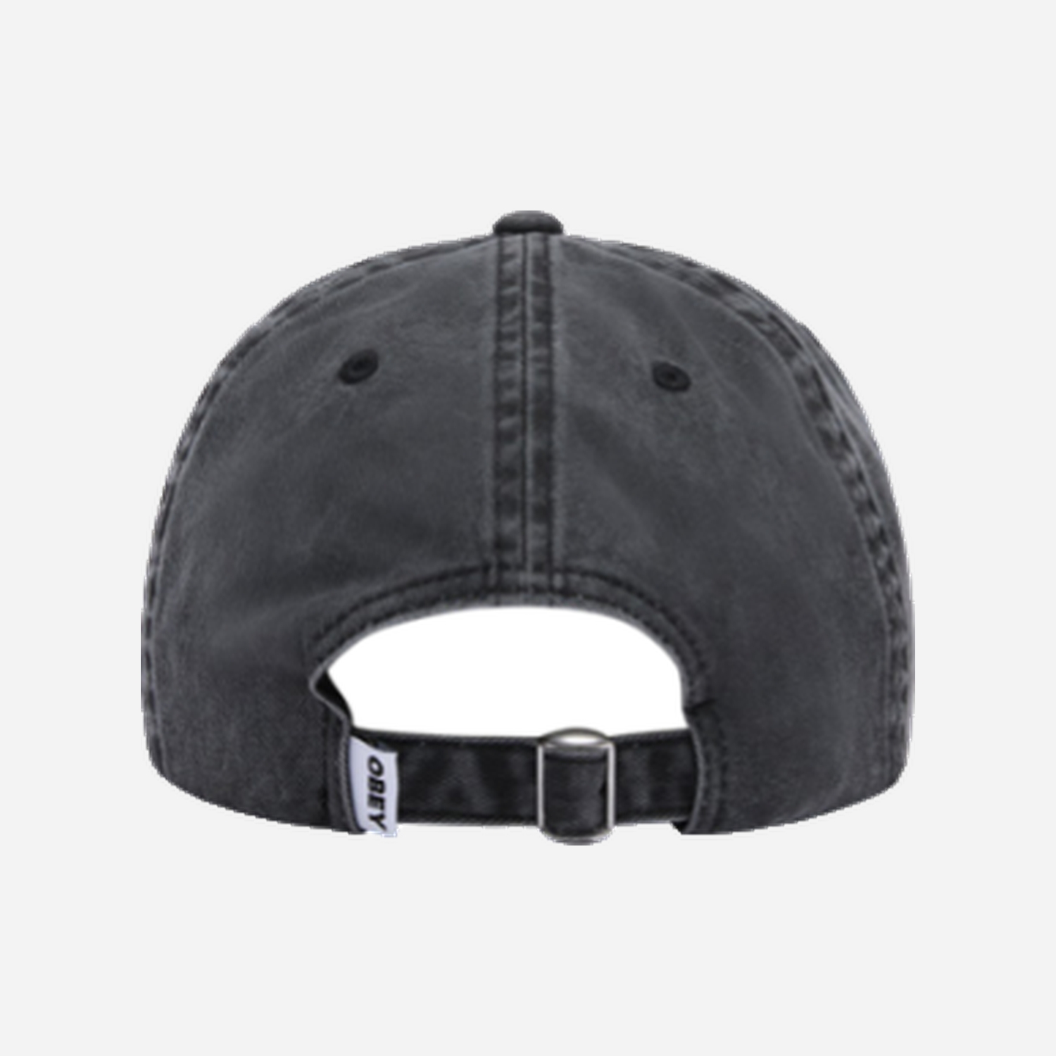 Obey Pigment Studios 6 Panel Snapback Cap - Pigment Black