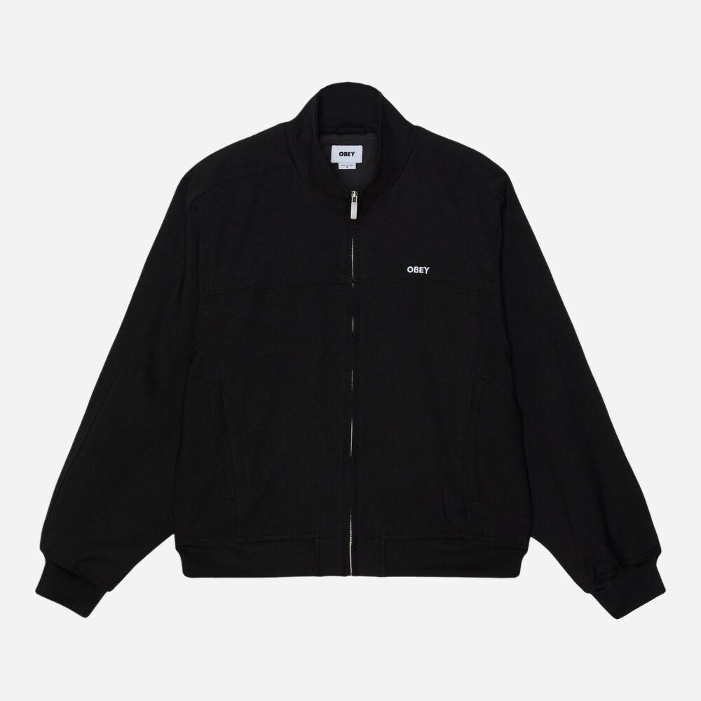 Obey Tailored Track Jacket - Black