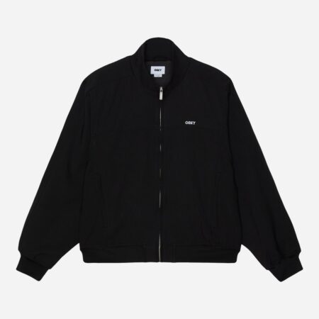 Obey Tailored Track Jacket - Black