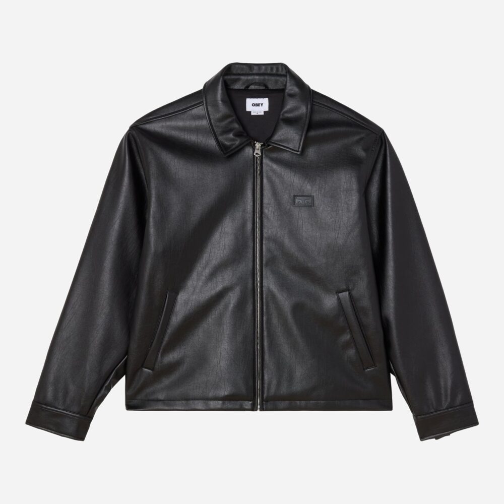 Obey Workman PU Jacket - Black