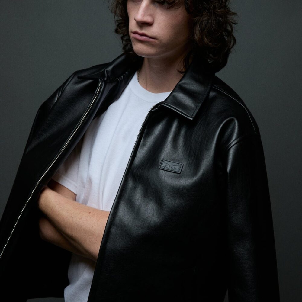 Obey Workman PU Jacket - Black