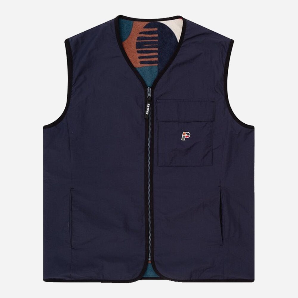 Parlez Duplex Reversible Gilet - Midnight Parlez Duplex Reversible Gilet - Midnight