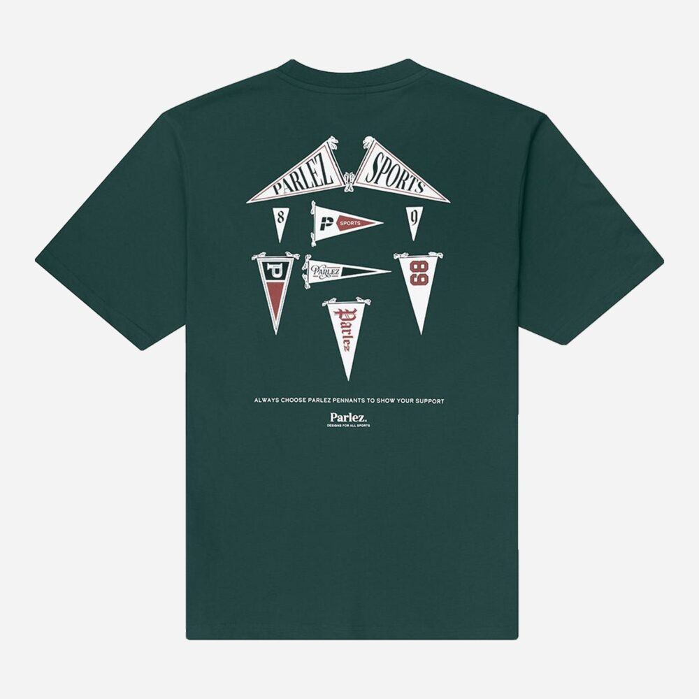 Parlez Pennant Tee - Deep Green Parlez Pennant Tee - Deep Green