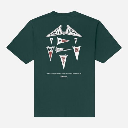 Parlez Pennant Tee - Deep Green Parlez Pennant Tee - Deep Green